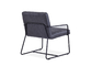 Glamorous 52.5cm 49cm 79cm Fabric Accent Chair With Metal Leg
