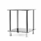 Living Furniture 45cm 54cm Contemporary Glass Side Tables